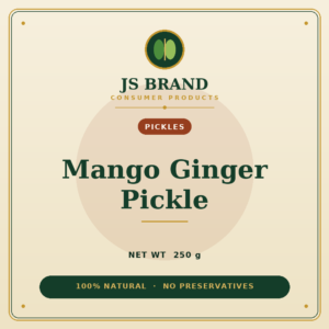 Mango Ginger Pickle